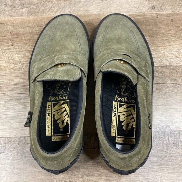 VANS x Beatrice Domond Skate Style 53 Autumn Dark Olive Mens 4 Womens 5.5 NEW - Picture 6 of 9
